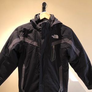 The North face triclimate jacket black/gray 10/12